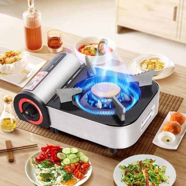 Portable Gas Stove, Butane Gas Camping Stove, 2100 W, with Transport Case, Butane Gas Stove, Outdoor, Camping, Portable Gas Stove, for Home, Restaurant - Image 7