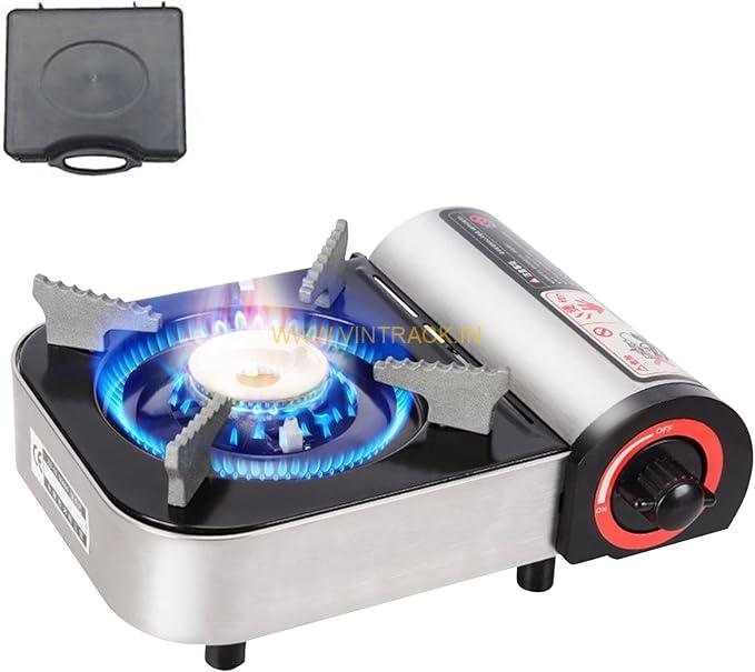Portable Gas Stove, Butane Gas Camping Stove, 2100 W, with Transport Case, Butane Gas Stove, Outdoor, Camping, Portable Gas Stove, for Home, Restaurant
