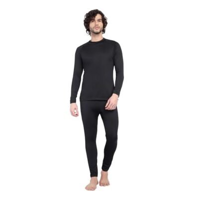 Buy Fleece Men Thermal Bottom - EH / 501 | Warm Winter Inner Wear for Men | Soft Stretchable Thermal Leggings (in, Alpha, M, Regular)