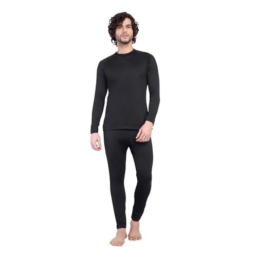 Buy Fleece Men Thermal Bottom - EH / 501 | Warm Winter Inner Wear for Men | Soft Stretchable Thermal Leggings (in, Alpha, M, Regular)