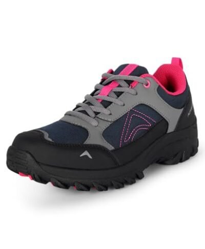 Buy ADVENTRA Women's Low Ankle Hiking Shoes - EH 500 | Non-Slip, Lightweight Trail Shoes for Outdoor Trekking & Walking Multicolor (UK Footwear Size System, Adult, Men, Numeric, Medium, 4)