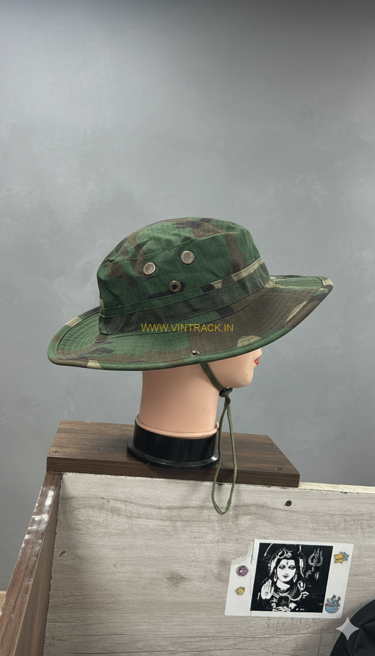 Bucket Hat,Camouflage Cotton Fishing Sun Hat Outdoor Hunting Hat for Child Men and Women - Image 3