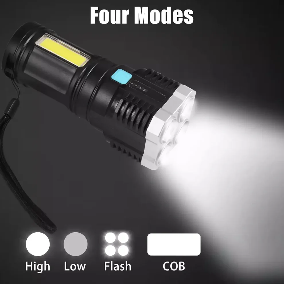 Lumen Rechargeable Flashlight Torch - Image 5