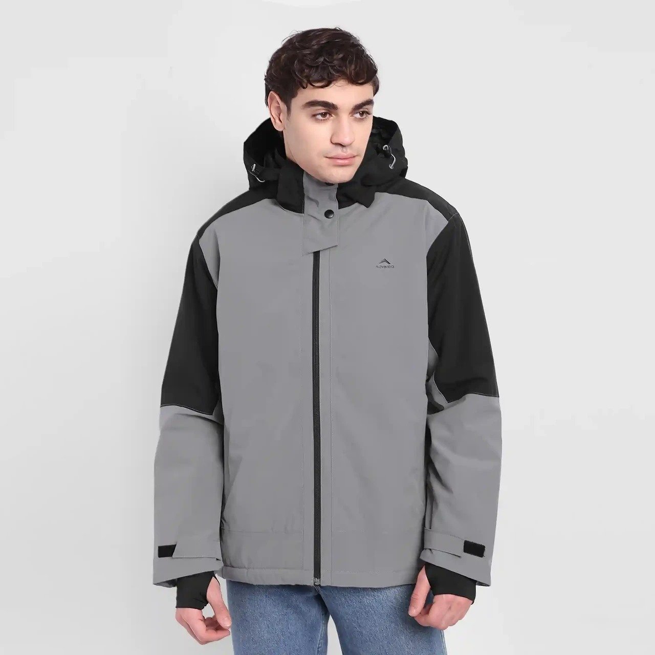 Waterproof jacket with detachable hoodie -20C WH - Image 7