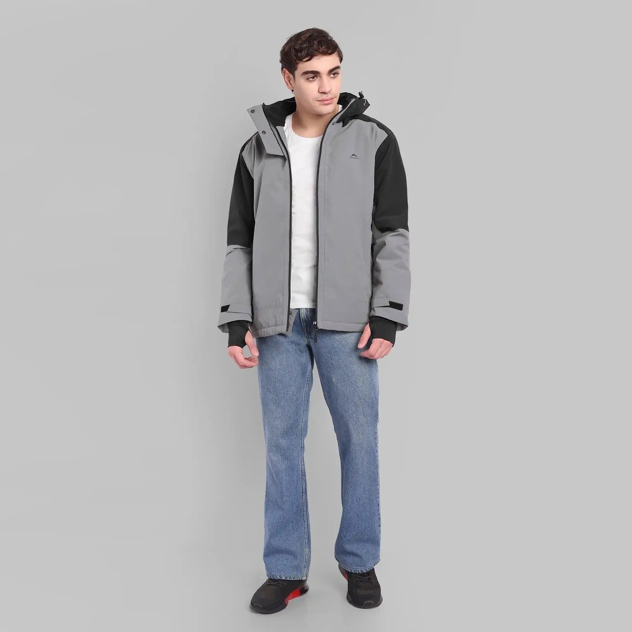 Waterproof jacket with detachable hoodie -20C WH - Image 6