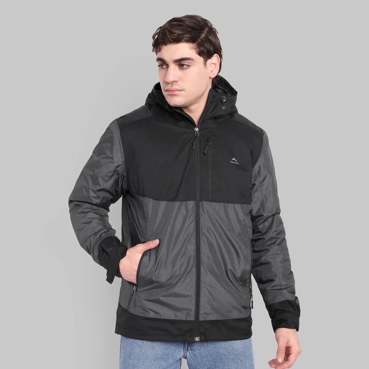 Waterproof Jacket with hoodie -10C ET - 1100 - Black