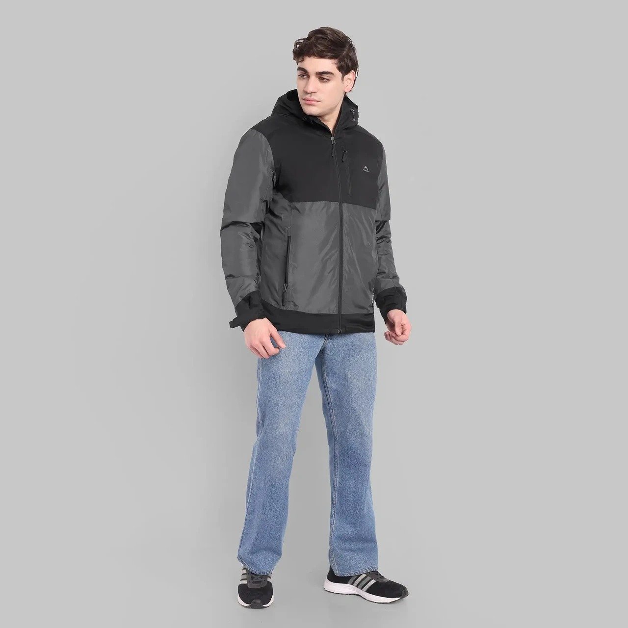 Waterproof Jacket with hoodie -10C ET - 1100 - Black - Image 3