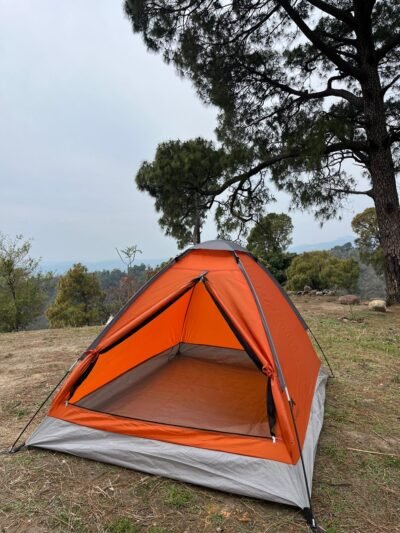 Adventra 2Person Camping Tent | Water Resistant |UV Protection|Wind ready |Portable | ET1102 | Orange