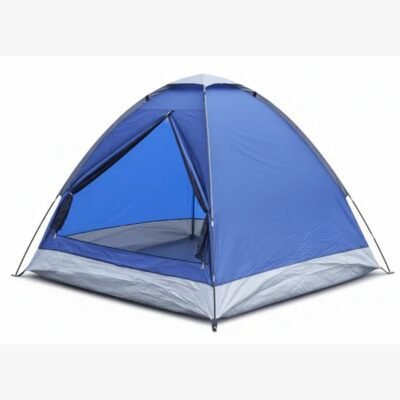 Adventra 2Person Camping Tent | Water Resistant |UV Protection|Wind ready |Portable | ET1102 | Navy Blue