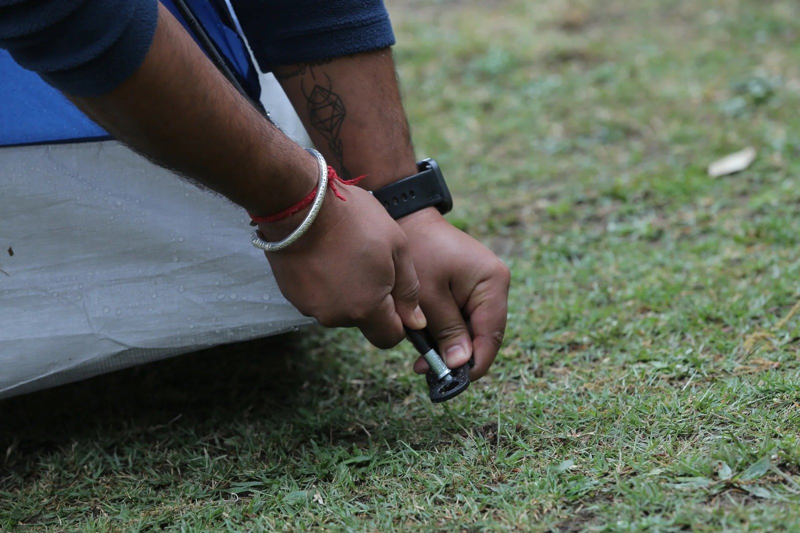 Adventra 2Person Camping Tent | Water Resistant |UV Protection|Wind ready |Portable | ET1102 | Navy Blue - Image 4